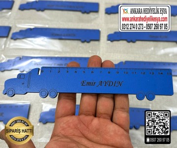 Tır Ahşap İsimli Cetvel - 15cm