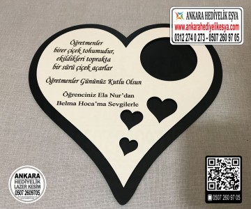 Öğretmene Hediye Çay Tepsisi