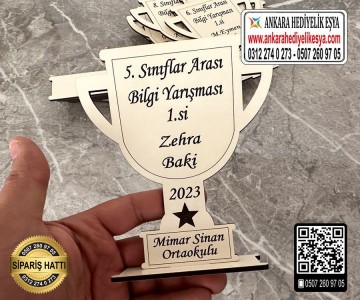Ahşap Başarı Kupası - 2 Model