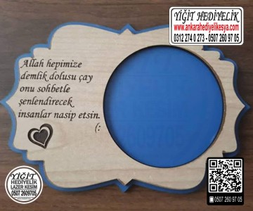 Kişiye Özel Çay Sunum Tepsisi