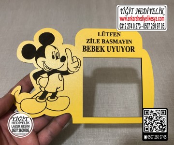 Mikili Zile Basmayın uyarı çerçevesi