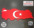 Haritalı Türk Bayrağı