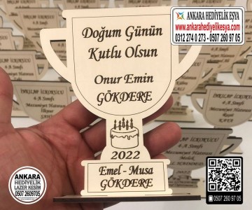Doğum Gününe Özel Ahşap Kupa