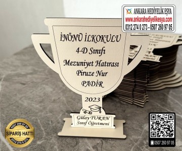 Ahşap Mezuniyet Kupası