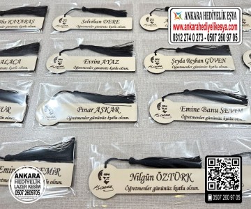 Öğretmenler Gününe Atatürklü Kitap Ayracı - 15 Adet ve Üzeri