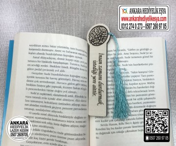 Ahşap Kitap Ayracı - 1