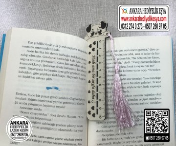 Ahşap Kitap Ayracı - 14