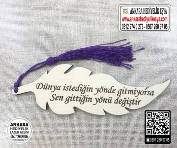 Ahşap Kitap Ayracı - 2