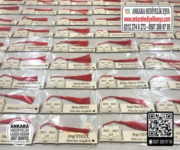 Sınıf Arkadaşlarına Hediye Ayraç - 15 Adet ve Üzeri