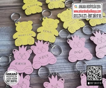 Ayıcık Anahtarlık Yaş Magneti