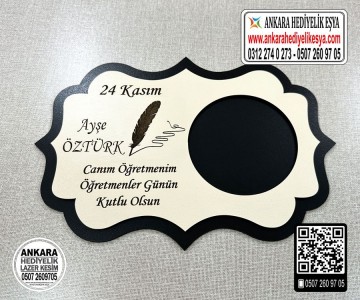 Öğretmenlere Özel Çay Sunum Tepsisi