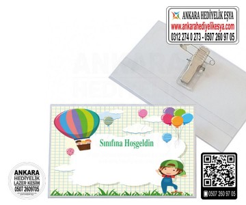 Okula Hoşgeldin Yaka Kartı - 12