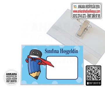 Okula Hoşgeldin Yaka Kartı - 16