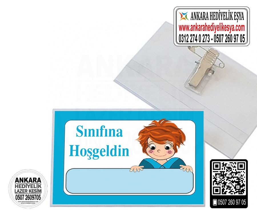 Okula Hoşgeldin Yaka Kartı - 19