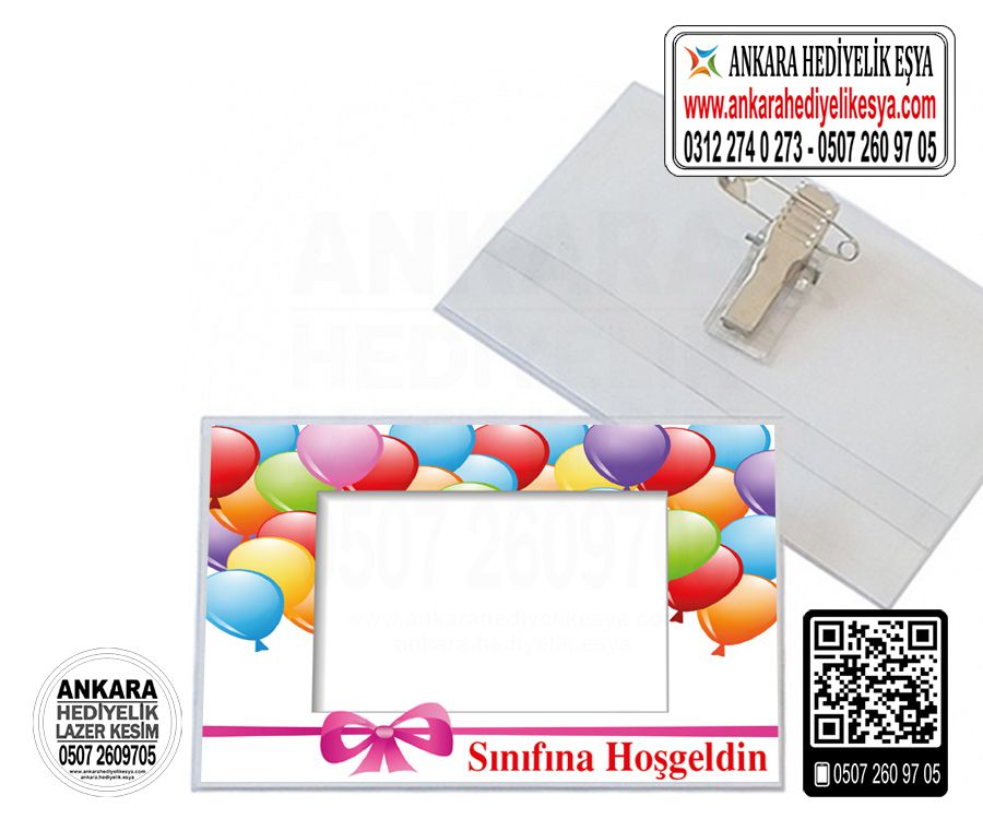 Okula Hoşgeldin Yaka Kartı - 23