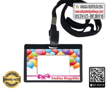 Okula Hoşgeldin Askılı Yaka Kartı - 23