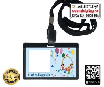 Okula Hoşgeldin Askılı Yaka Kartı - 3