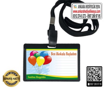 Okula Hoşgeldin Askılı Yaka Kartı - 5