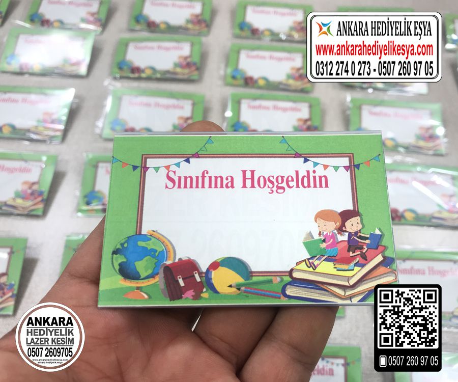 Okula Hoşgeldin Yaka Kartı - 17