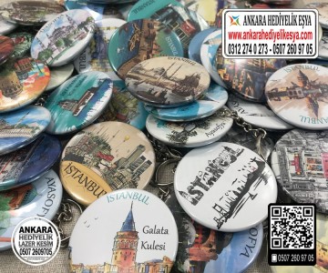 İstanbul'a Özel Karışık Anahtarlık- 50 Adet 