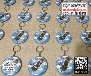 40 Mevlüdü Resimli Açacaklı Anahtarlık