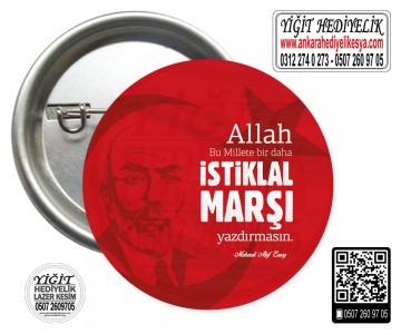 İstiklal Marşı Rozeti - 6