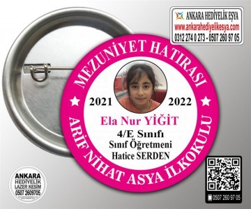 Resimli Mezuniyet Rozeti - 4