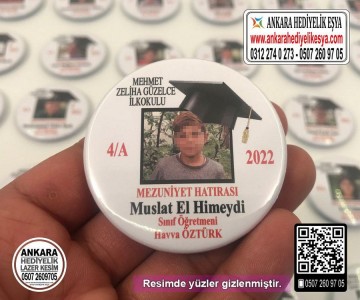 Resimli Mezuniyet Rozeti - 1