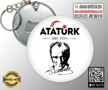 Atatürk Anahtarlık - Model 3