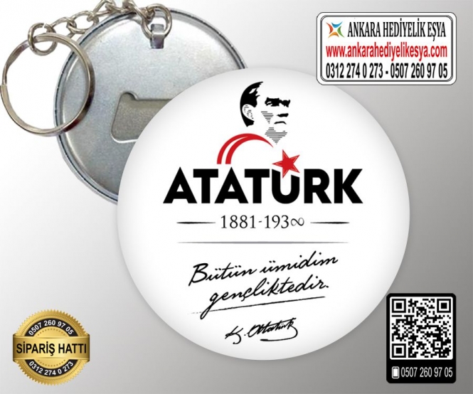 Atatürk Anahtarlık - Model 4