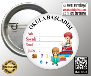 Okula Hoşgeldin Rozeti ( Yazısız )