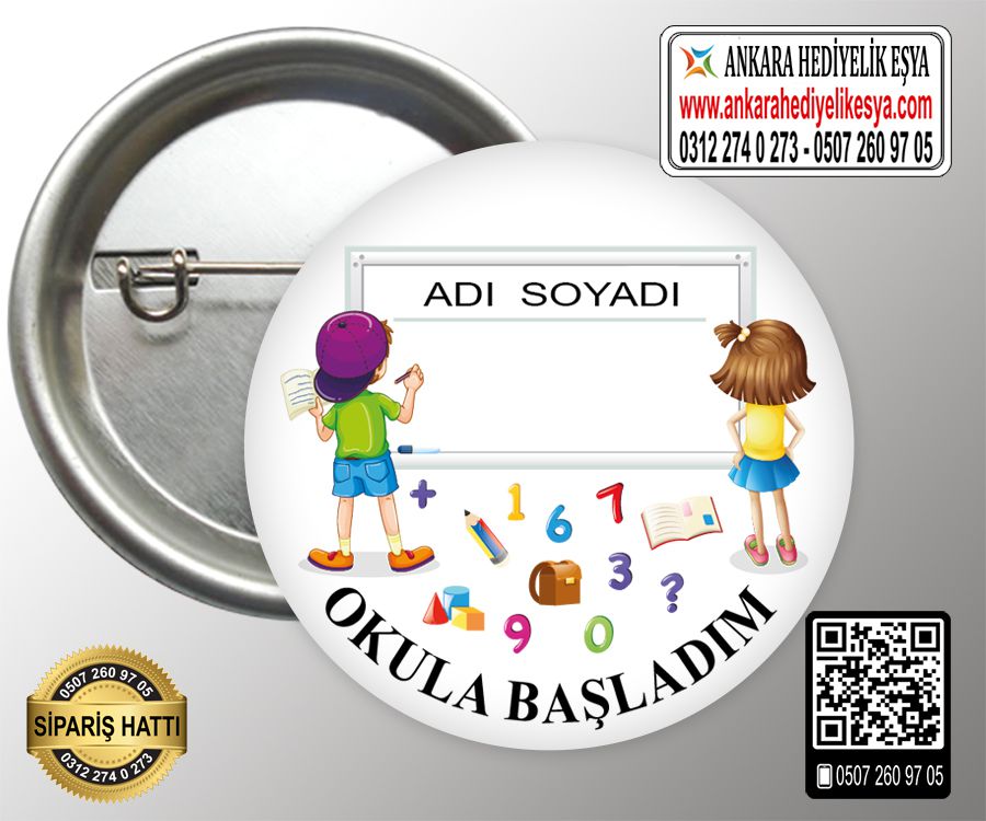 Okula Hoşgeldin Rozeti-14