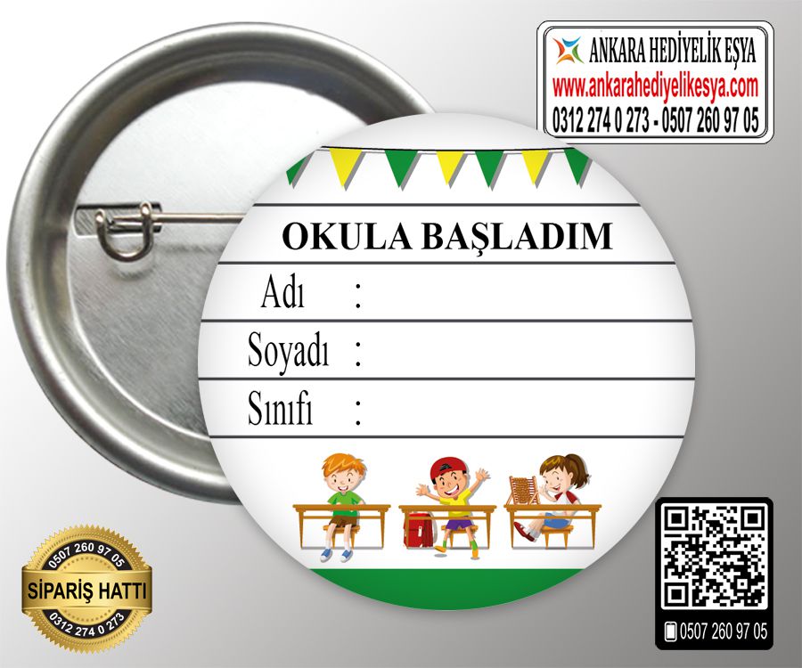 Okula Hoşgeldin Rozeti-19