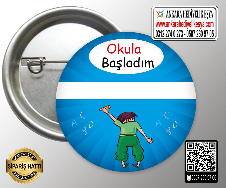 Okula Hoşgeldin Rozeti-31