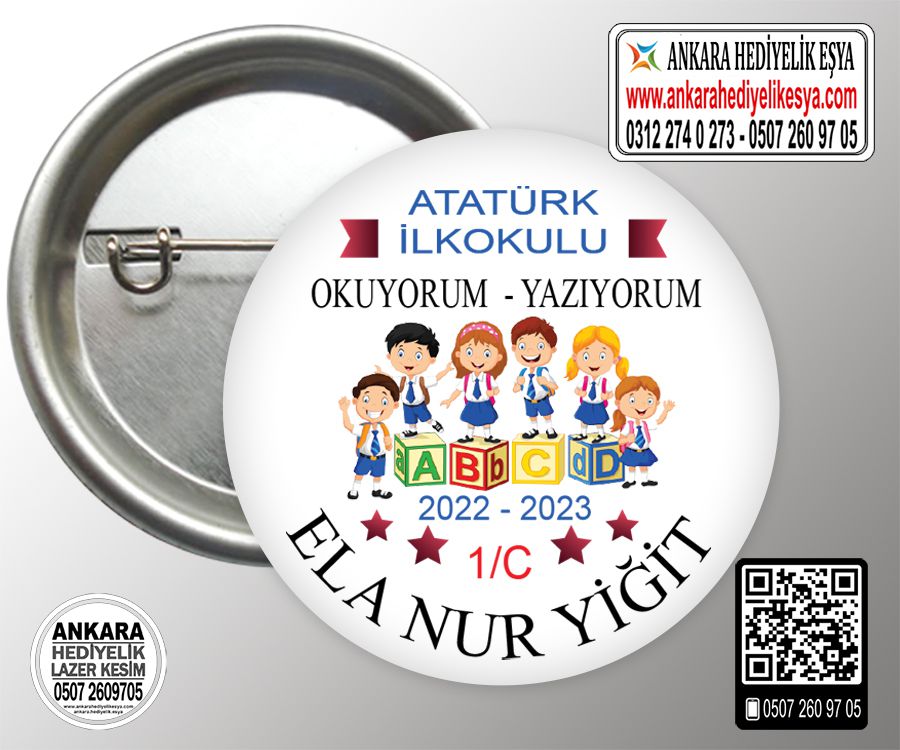 Okuyorum Rozeti - 50