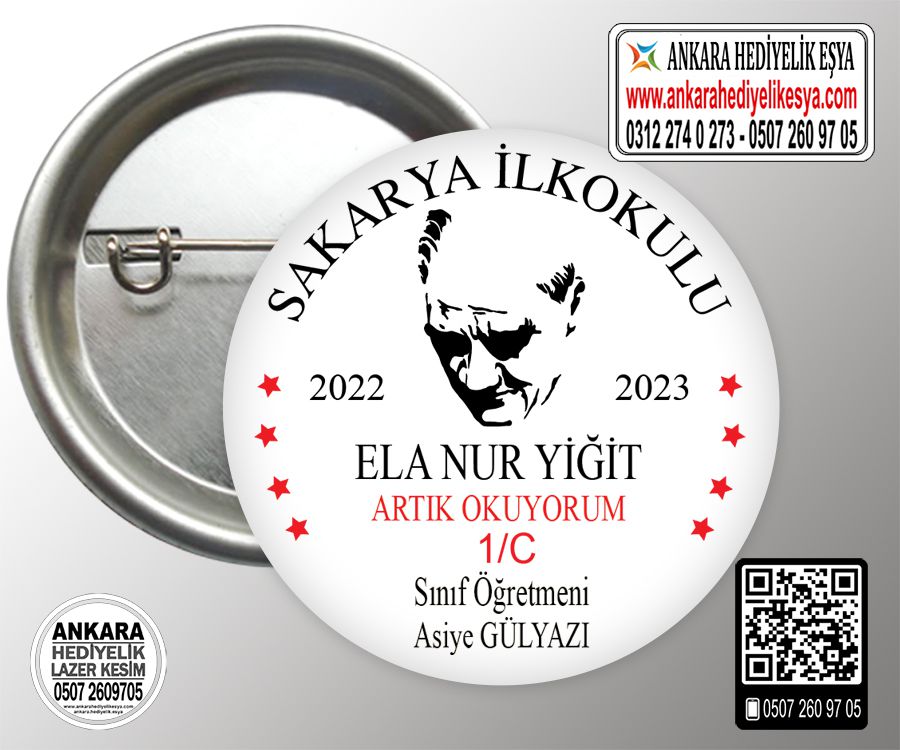 Okuyorum Rozeti - 64