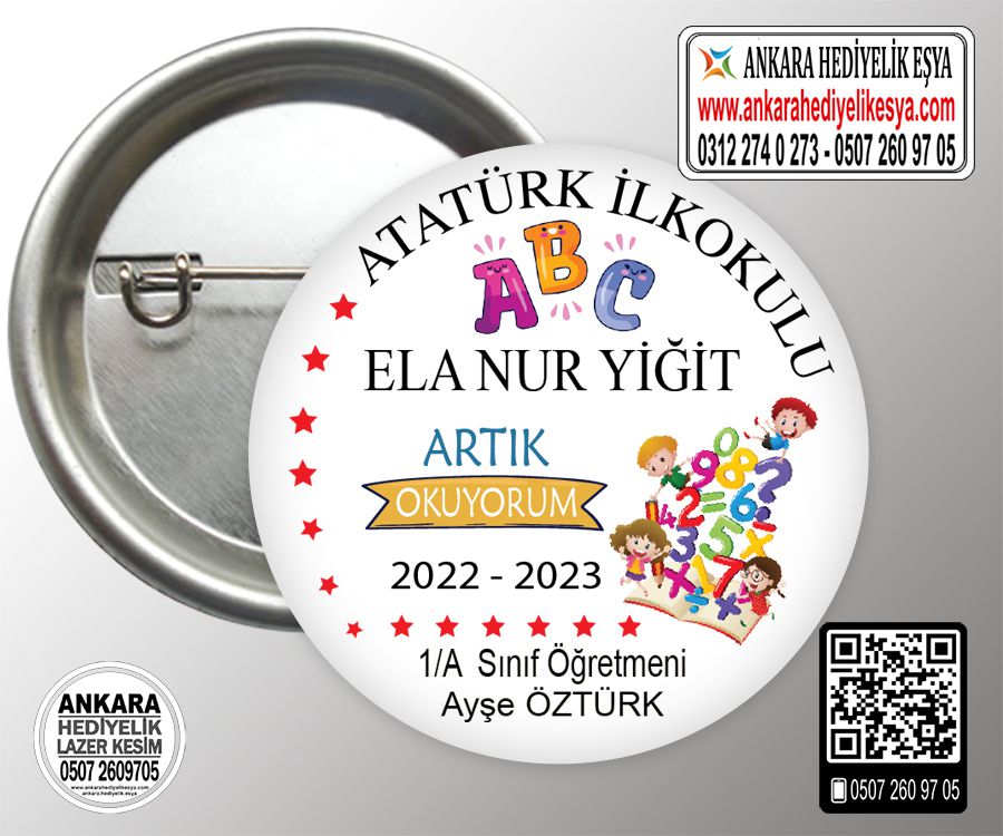 Okuyorum Rozeti - 75