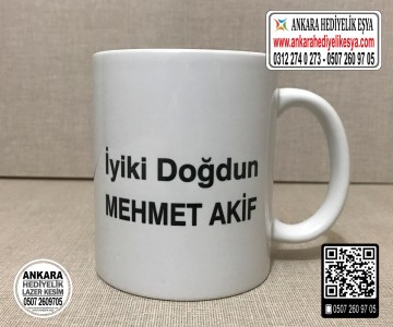 Yazılı Kupa Bardak