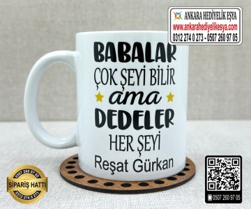 Dedeye Özel Kupa Bardak