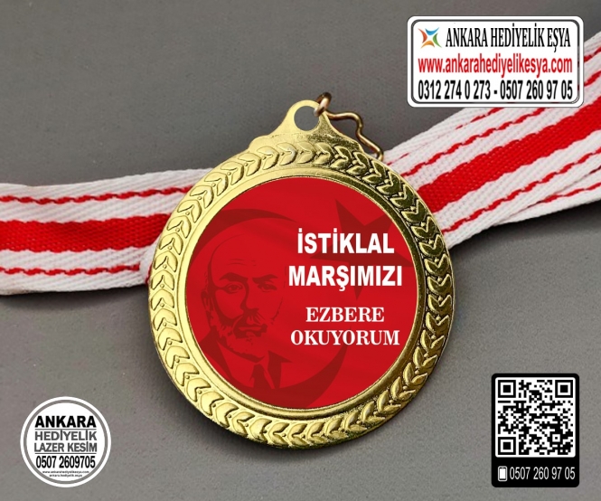 İstiklal Marşını Okuyorum Madalyası - 7