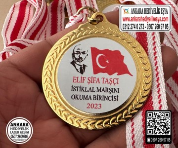 İstiklal Marşını Okuyorum Madalyası - 3