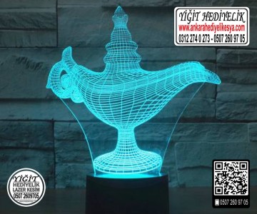 3D Alaaddinin Lambası