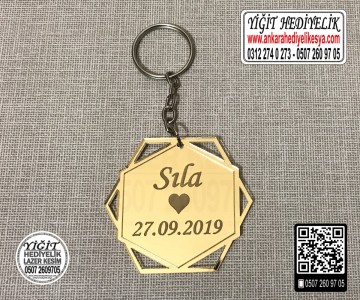 12 Köşeli Anahtarlık