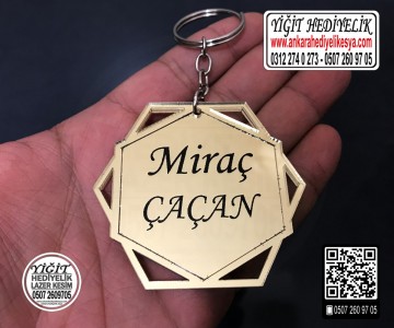 12 Köşeli Anahtarlık - Model 3