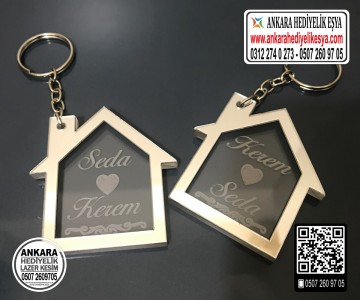 Ev Şeklinde Anahtarlık - 2