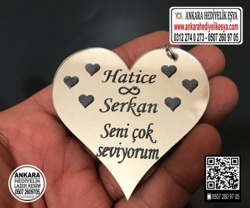 Kalp İsimli Anahtarlık
