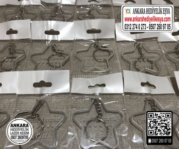 Annelere Özel Yıldız Şeklinde Anahtarlık