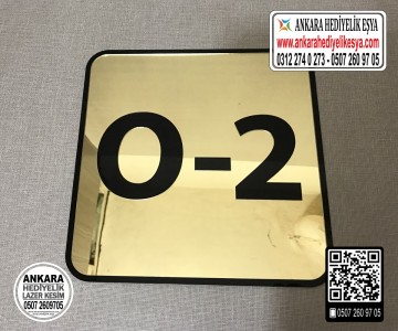 Pleksi Kapı Numarası -  2