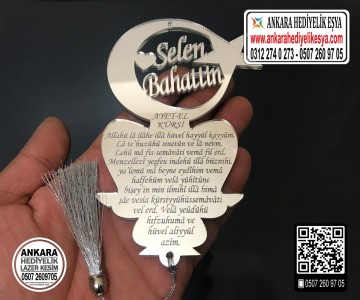 Ayyıldızlı Dikiz Aynası Süsü