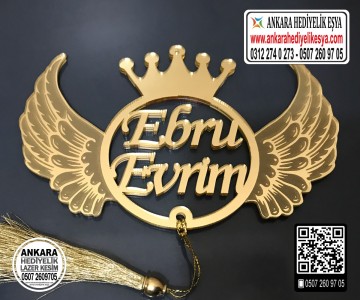 Kanatlı Dikiz Aynası Süsü - 2